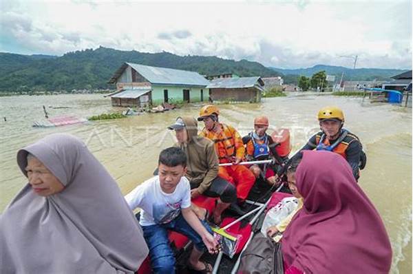 Banjir Bandang Sungai Penuh Warga Mengungsi Di Tengah Malam